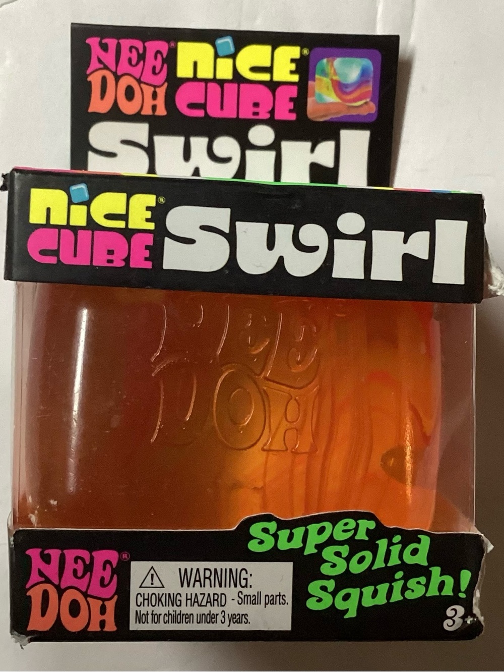ONE/ Authentic NEEDOH nice cube Swirl/ orange